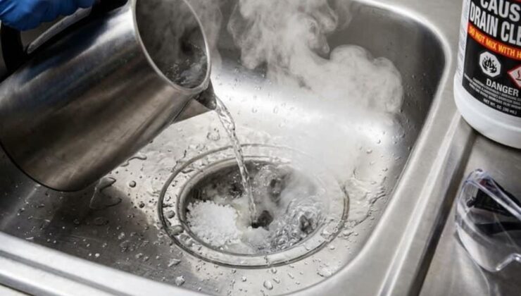 Lavabo açıcı bomba gibi patladı: 6 kişi yaralandı