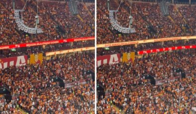 RAMS Park’ta tek ses! Galatasaray tribünlerinden “Mustafa Kemal’in askerleriyiz” tezahüratı
