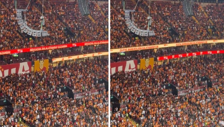 RAMS Park’ta tek ses! Galatasaray tribünlerinden “Mustafa Kemal’in askerleriyiz” tezahüratı