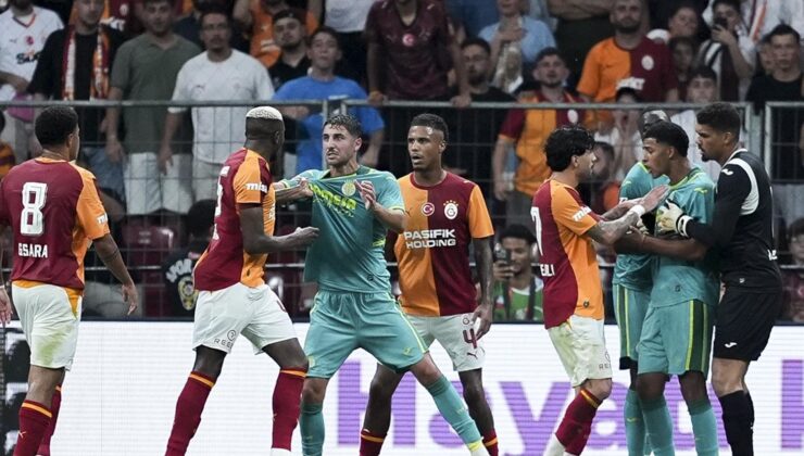 Galatasaray’a Villarreal ile hazırlık maçında “kırmızı kart” şoku