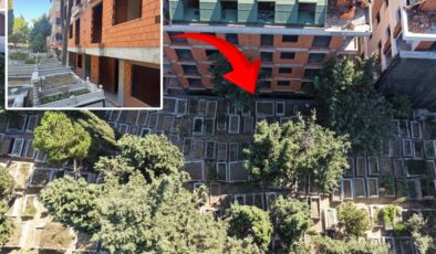 İstanbul’da mezarlık manzaralı sıfır daireler! “Orada oturmak için yürek lazım”