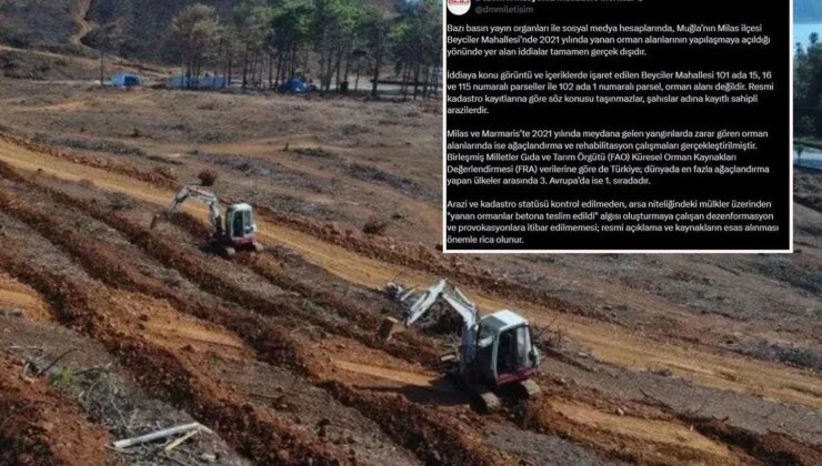Milas’taki yangın alanı imara açıldı mı? İddialara yanıt geldi