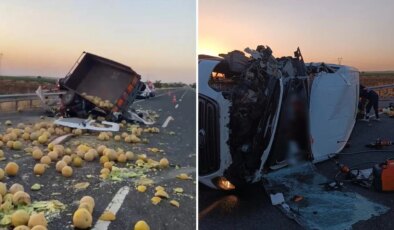 Diyarbakır’da minibüs traktöre çarptı: 2 ölü, 6 yaralı