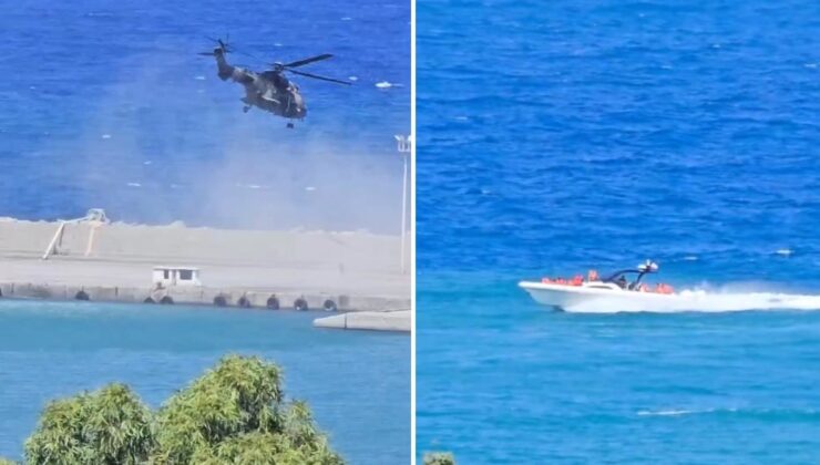 Girne açıklarında batan gemide kurtarma çalışmaları sürüyor: Zamanla yarış kamerada