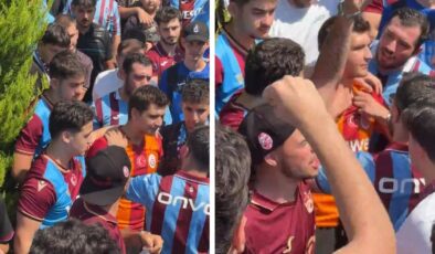 Salah karşılamasında ilginç anlar! Galatasaray formasını çıkarttırdılar