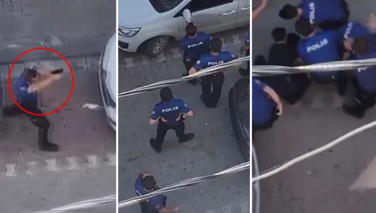 Polis ekiplerinin zor anları! Havaya ateş açmak zorunda kaldılar