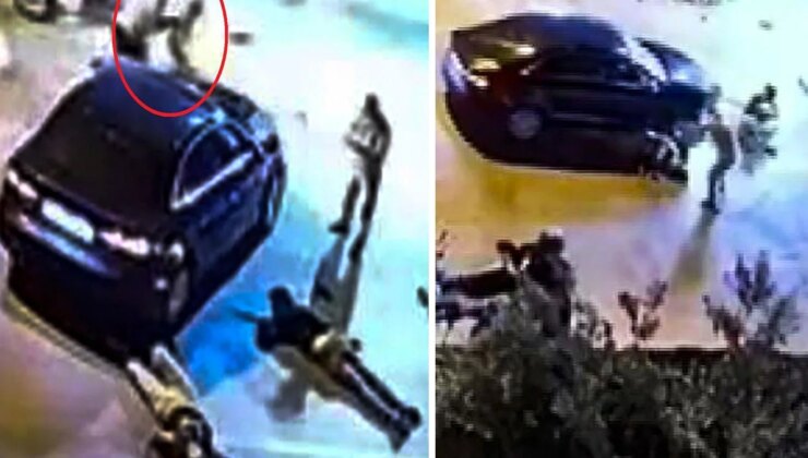 Otomobiliyle motosiklete çarptı, kaputtaki çocuğu indirip yaralıları ezerek kaçtı
