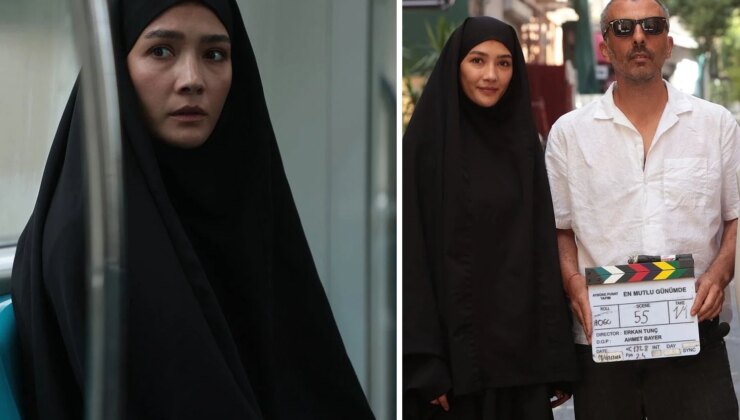 Aybüke Pusat yeni rolü için tesettüre girdi