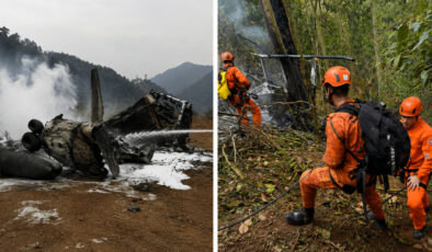 Rio’da helikopter kazası: 4 ölü