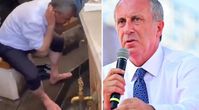 Özgür Özel’in abdest görüntülerine Muharrem İnce’den olay yorum
