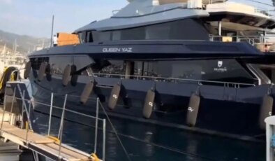 Aziz Yıldırım’ın 2 milyar TL’lik dev yatı Bodrum’da görüntülendi