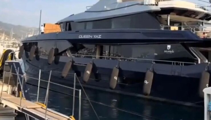 Aziz Yıldırım’ın 2 milyar TL’lik dev yatı Bodrum’da görüntülendi