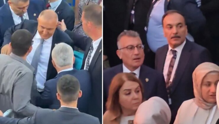 Partilerinden istifa eden milletvekilleri Ömer Karakaş ve Mustafa Bilici AK Parti’nin 25. yıl programına katıldı