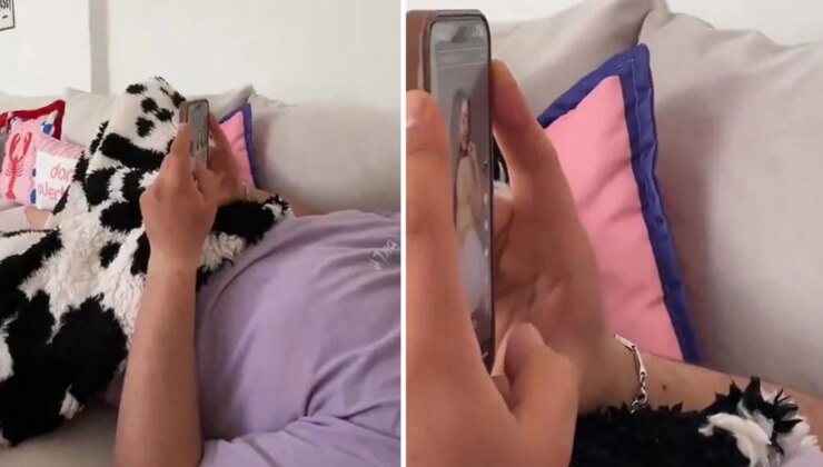 Hamile kadına bu yapılır mı? Kocasını kayda alıp “Ne yapayım?” diye sordu