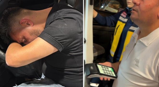 Daha neler göreceğiz? POS cihazıyla ambulansın kapısında bekledi