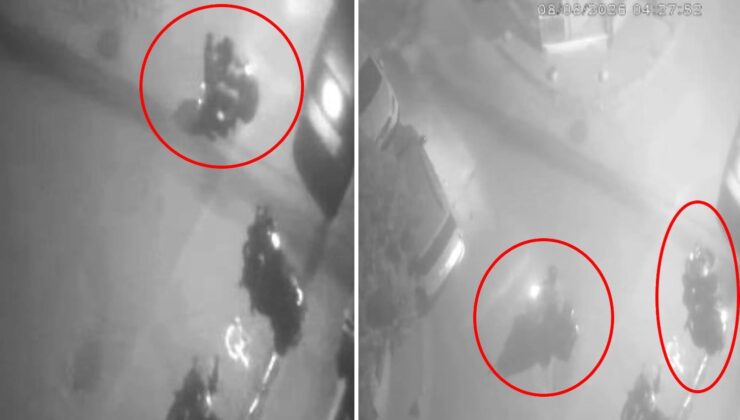Motosikleti saniyeler içinde çaldılar: O anlar kamerada