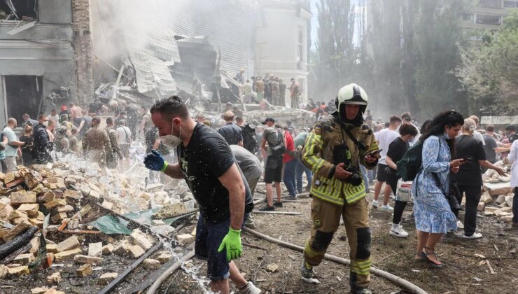 Ukrayna: Rusya’nın Kiev’e düzenlediği saldırıda 8 kişi öldü, 33 kişi yaralandı