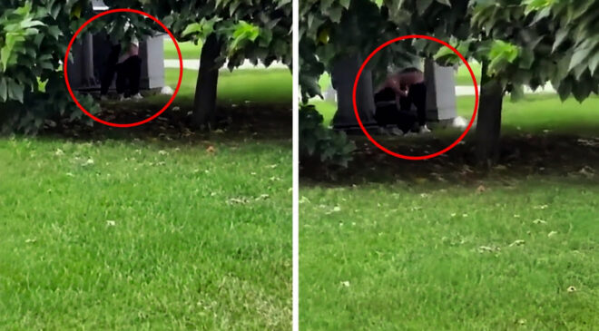 Maltepe Sahili’nde pes dedirten görüntü: Sahil ortasında sırt tıraşı