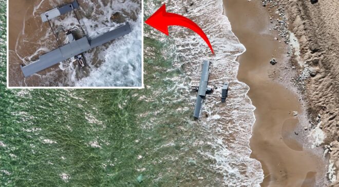 Karaburun Sahili’nde mühimmat yüklü olabileceği değerlendirilen İHA bulundu