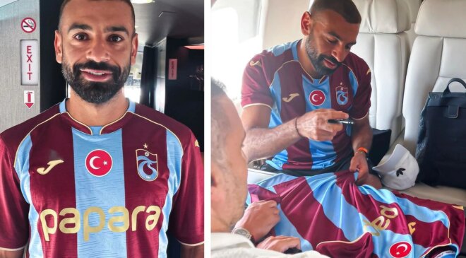 Salah Trabzonspor formasını giydi! İlk sözleri bütün şehri ayağa kaldıracak