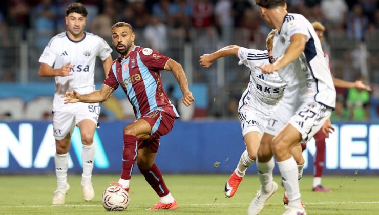 Salah ilk kez sahaya çıktı! Trabzonspor sezona 1 puanla başladı