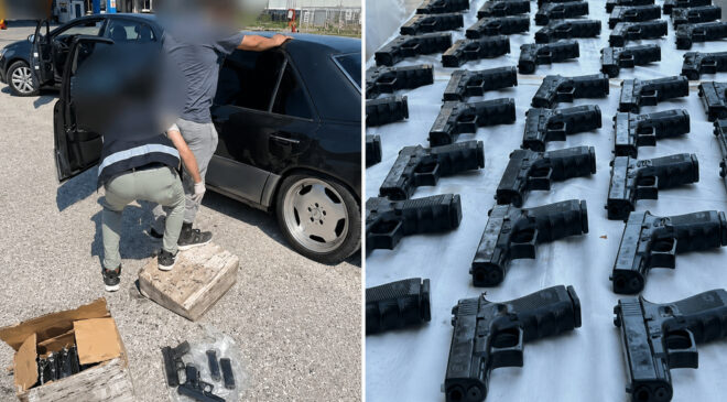 Sakarya’da silah sevkiyatına operasyon: 100 ruhsatsız tabanca ele geçirildi