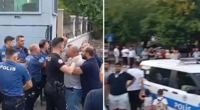 Şehri ayağa kaldıran istismar iddiası! Yüzlerce kişi karakolun önünde toplandı