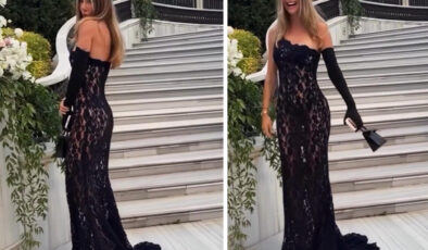 Şeyma Subaşı düğünde sınırları zorladı! Transparan tarzıyla şaşırttı