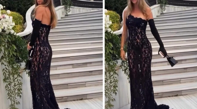 Şeyma Subaşı düğünde sınırları zorladı! Transparan tarzıyla şaşırttı