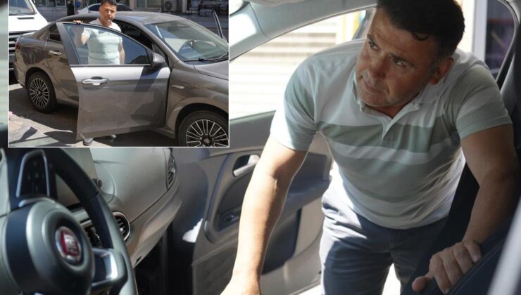 Sıfır araç alan vatandaşa büyük şok: Herkesin gözü önünde kepçe ile ezeceğim