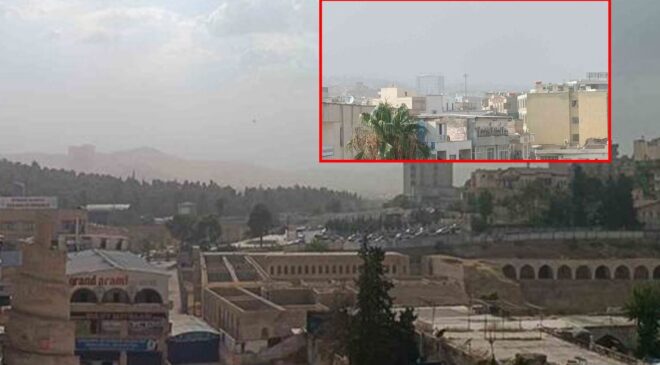 Şanlıurfa’da sıra dışı hava olayı! Bu kez kuzeyden geldi