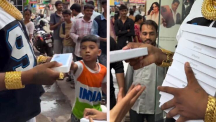 Bir aile iPhone nedeniyle intihar etmişti! Hindistan’da sokakta iPhone dağıtıldı