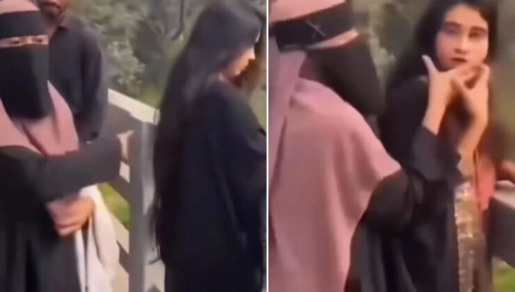 Burka giymeyen genç kadına sokak ortasında müdahale