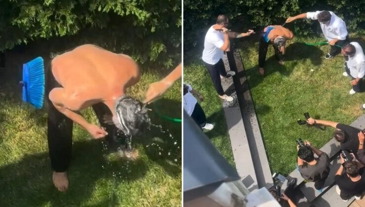 Survivor şampiyonu Hilmicem evlendi: Damadı araba fırçasıyla yıkadılar
