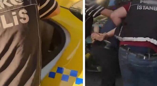 Taksi bu kez yolcu taşımadı! Gerçek durdurulunca ortaya çıktı