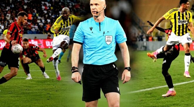 Anthony Taylor, Fenerbahçe’nin penaltı beklediği pozisyonları değerlendirdi