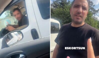 Trafikte tartıştığı kadına “Sen eskortsun” deyince olanlar oldu