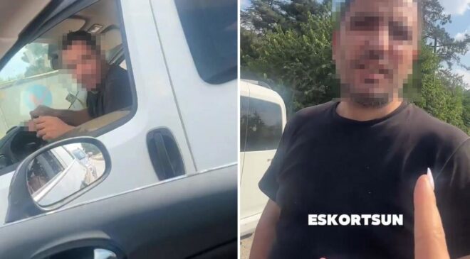 Trafikte tartıştığı kadına “Sen eskortsun” deyince olanlar oldu