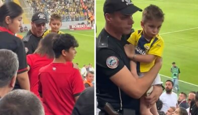 Tepkiler çığ gibi! Fenerbahçe formalı minik taraftara yapılana bakın