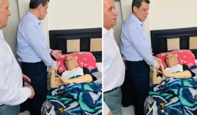 Suriye’de cumhurbaşkanı danışmanı olarak atanan Mazlum Abdi’den hastane ziyareti