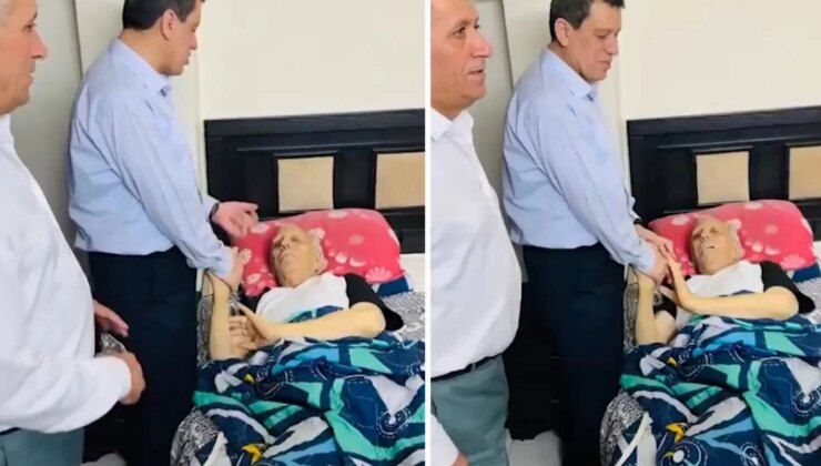 Suriye’de cumhurbaşkanı danışmanı olarak atanan Mazlum Abdi’den hastane ziyareti