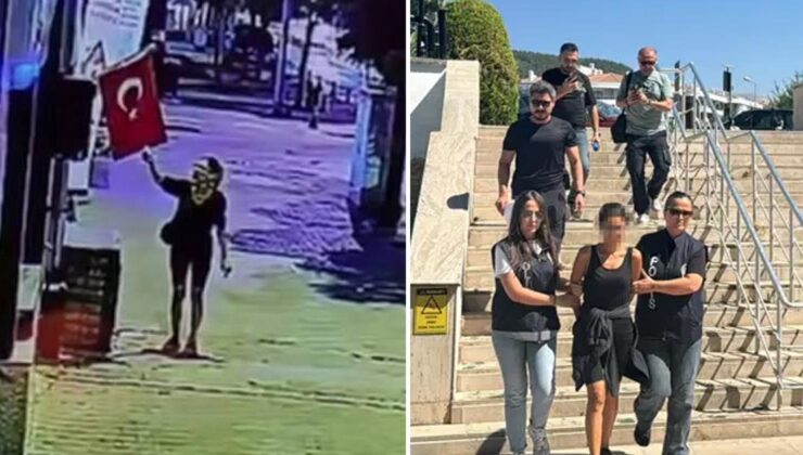 Ters kelepçe ile alındı! İşte bayrağımızı yakan o alçağın savunması
