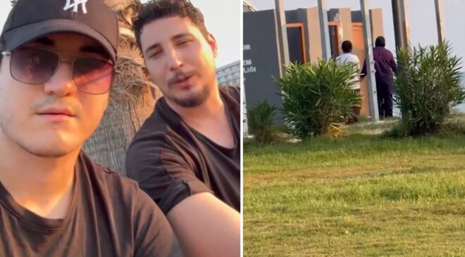 Plajdaki tesettürlü kadınları videoya çekip hakaret yağdırdılar