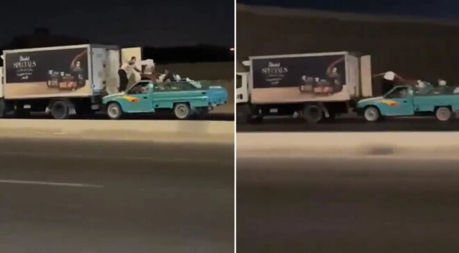 Film gibi soygun! Hareket halindeki TIR’dan 105 kilo tavuk çaldılar
