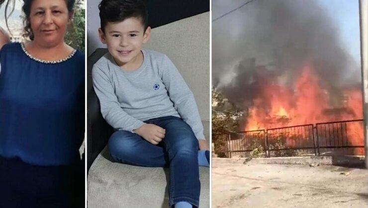 İzmir’i yasa boğan olay: Anneanne ile torunu yangında can verdi