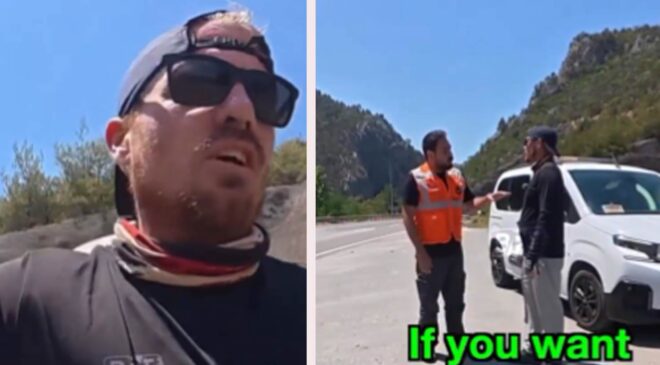 Bisikletiyle Türkiye’yi gezen turist konukseverliğe hayran kaldı