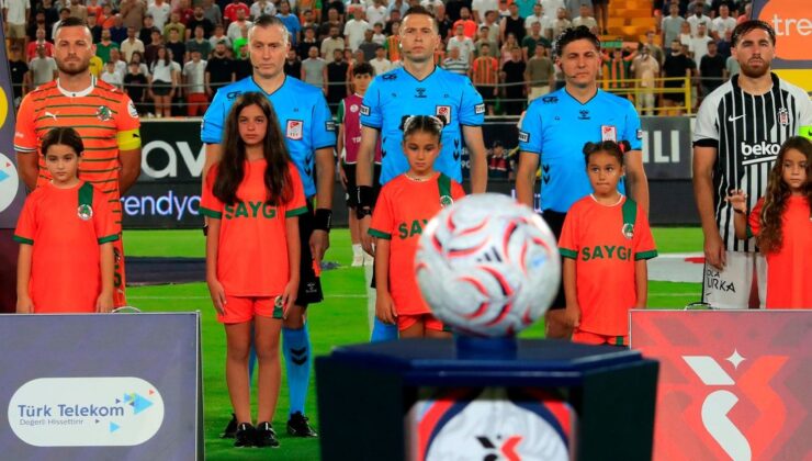 Alanyaspor-Beşiktaş maçını yöneten hakemlere suç duyurusu