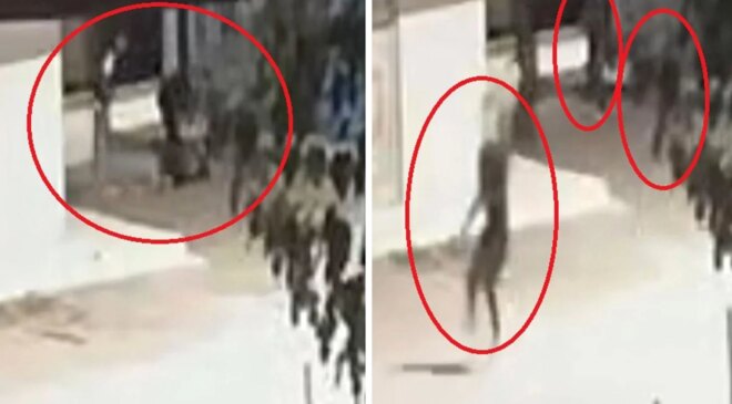Kayseri’de biber gazlı ve bıçaklı cinayetin güvenlik kamerası görüntüsü ortaya çıktı