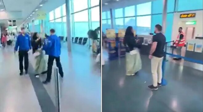 Uçağı kaçırınca kalkışı engellemeye çalışan yolcu gözaltına alındı