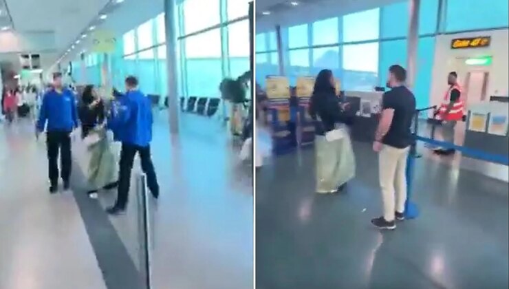 Uçağı kaçırınca kalkışı engellemeye çalışan yolcu gözaltına alındı